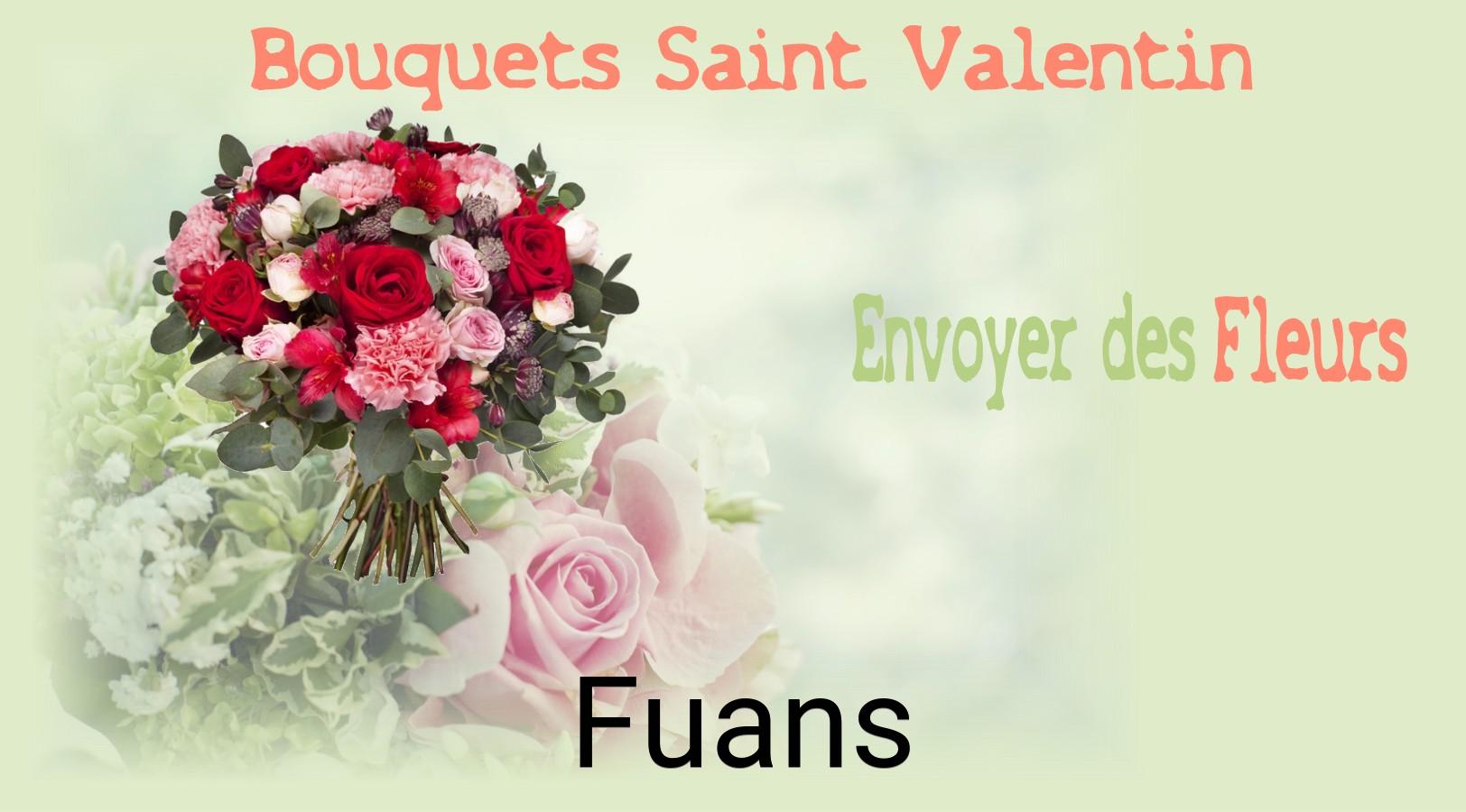 Roses de Saint-Valentin livrées à Fuans